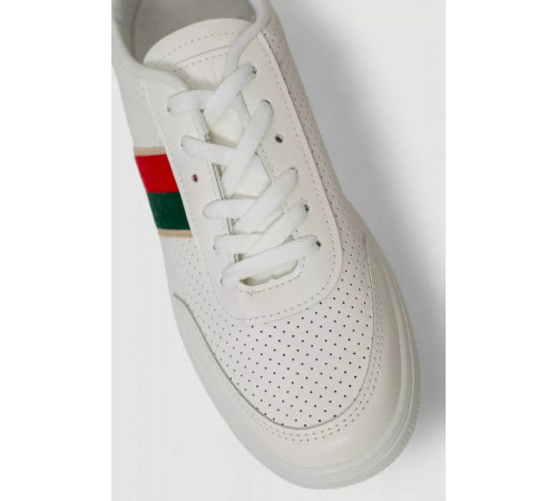 Кеди чоловічі на шнурках, колір білий, 248R151-4