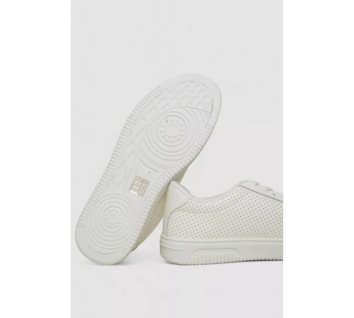 Кеди чоловічі на шнурках, колір білий, 248R151-4