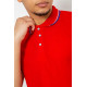 Поло чоловіче однотонне, колір червоний, 243RA25