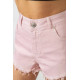 Шорты джинсовые женские, цвет пудровый, 182R1076