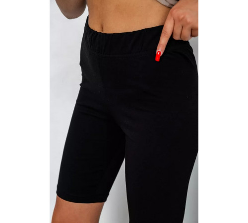 Велотреки однотонні, колір чорний, 102R5259