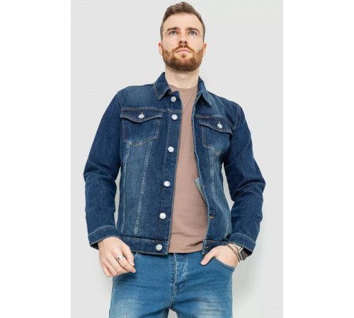 Джинсовая куртка мужская, цвет синий, 157R4607