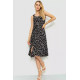 Сарафан з принтом, колір чорний, 102R333-1