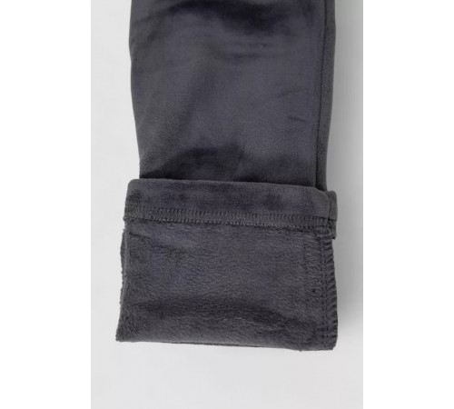 Лосины велюровые утепленные, цвет серый, 238R58643