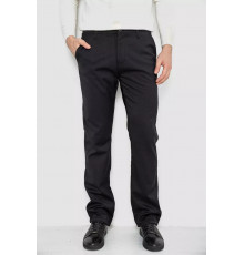 Брюки мужские классические утепленные, цвет черный, 244RFH310