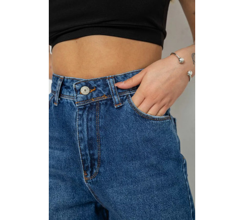 Джинсы женские MOM, цвет синий, 244R5225
