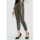 Лосины женские из экокожи, цвет хаки, 214R5032