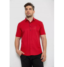 Сорочка чоловіча з принтом, колір червоний, 214R7142