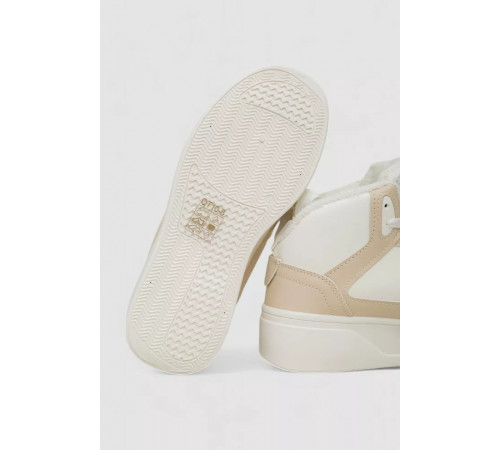 Кросівки жіночі зимові на хутрі, колір біло-бежевий, 248RQT10