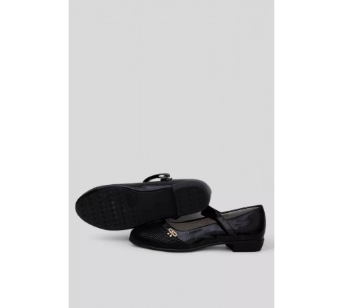 Туфлі дитячі лакові, колір чорний, 244R3097