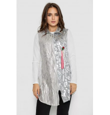 Сукня на блискавці в комплекті з лонгслівом, колір сірий, 247R16959