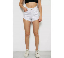 Шорти жіночі джинсові, колір білий, 182R1648S20