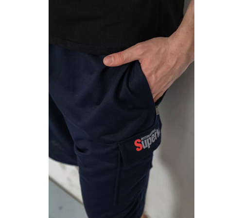 Шорты мужские, цвет темно-синий, 244R6586