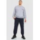 Спортивні штани чоловічі двонитка, колір темно-синій, 241R0651-1