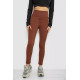 Лосины в рубчик, цвет коричневый, 221R607