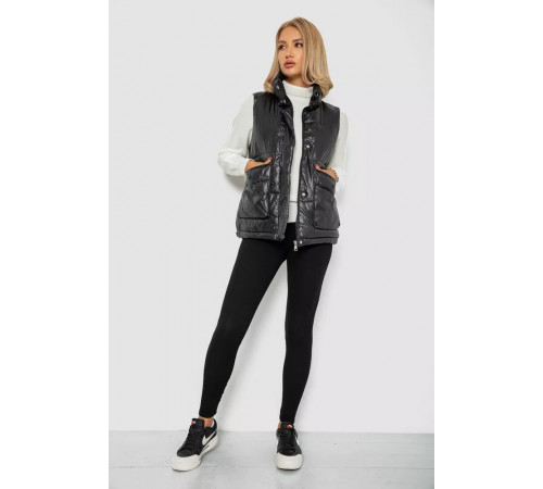 Жилет жіночий, колір чорний, 244R533-1