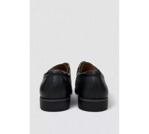 Туфли мужские с перфорацией, цвет темно-синий, 243RC301.