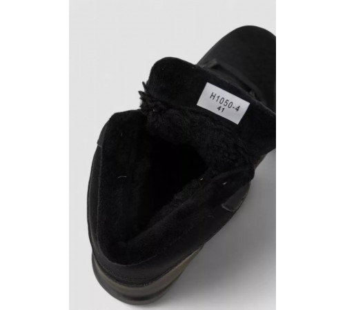 Кросівки чоловічі зимові на хутрі, колір чорний, 248RH1050-4