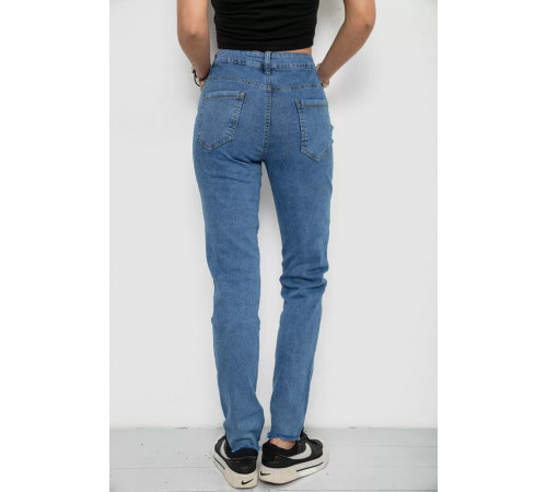Джинси жіночі, колір блакитний, 238RNK02