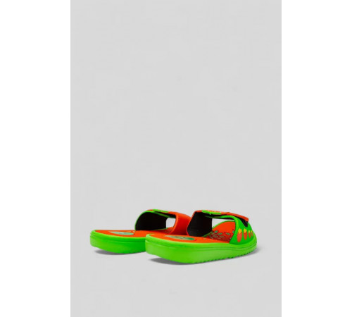 Шльопанці дитячі для дівчаток 243R6009b-17, колір Салатово-жовтогарячий