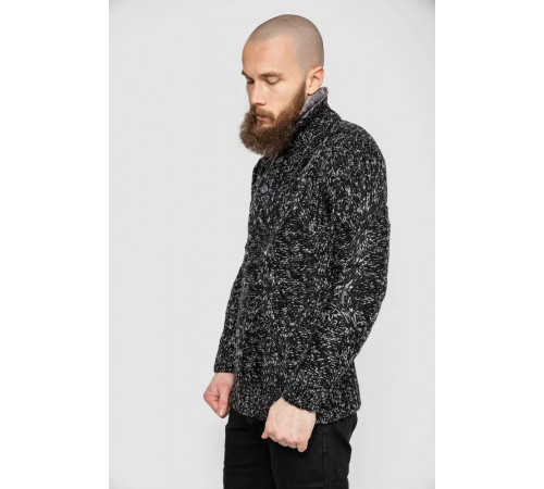 Светр чоловічий, колір чорно-сірий, 214R10323