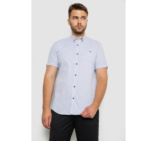 Рубашка мужская с принтом, цвет белый, 214R4564-4