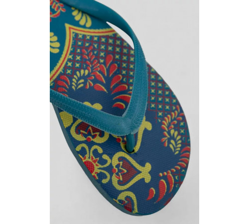 Вьетнамки женские, цвет голубой, 244R342