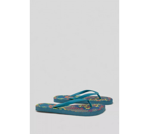 Вьетнамки женские, цвет голубой, 244R342