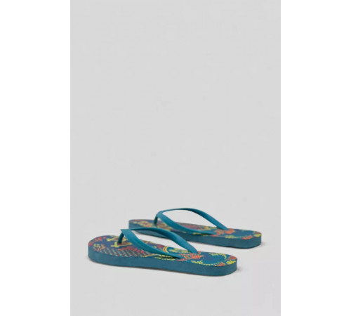 Вьетнамки женские, цвет голубой, 244R342