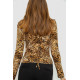 Блуза, цвет леопардовый, 186R235