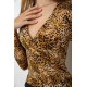 Блуза, цвет леопардовый, 186R235