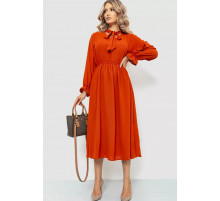 Нарядное платье, цвет терракотовый, 204R601