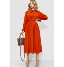 Ошатне плаття, колір теракотовий, 204R601