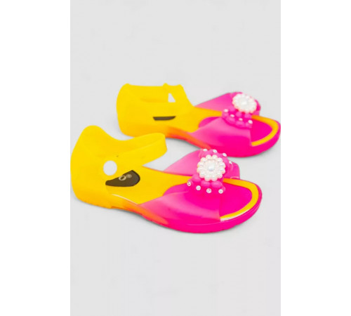 Босоножки детские, цвет розовато-желтый, 243ROG006