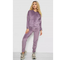 Спортивный костюм женский велюровый, цвет светло-сливовый, 177R022-1.