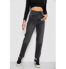 Джинси жіночі MOM, колір темно-сірий, 244R044-1