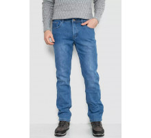 Джинсы мужские на флисе, цвет джинс, 254R2407