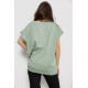 Футболка жіноча з принтом, колір оливковий, 244RW532
