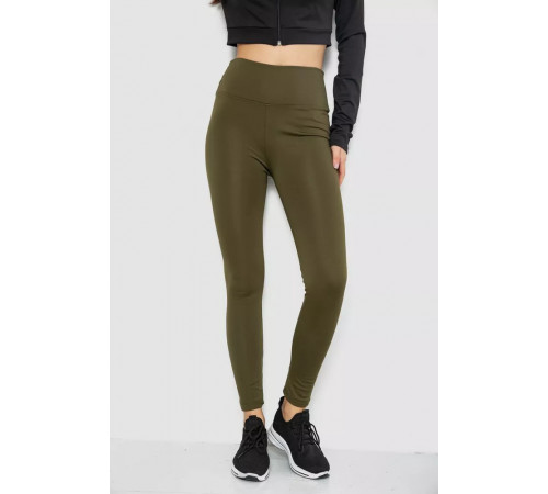 Лосины утепленные, цвет хаки, 243R051-5