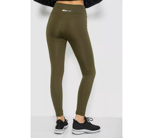 Лосины утепленные, цвет хаки, 243R051-5