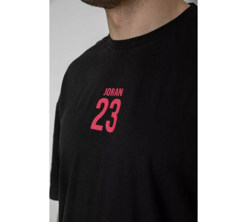 Футболка чоловіча з принтом, колір чорний, 244R7024