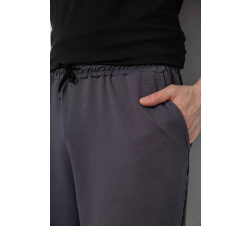 Шорты мужские, цвет темно-серый, 119R236