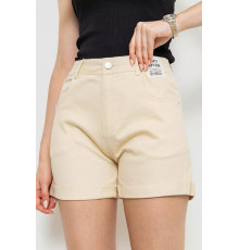 Шорти жіночі стрейчові, колір світло-бежевий, 214R653