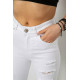 Джинси жіночі, колір білий, 182R1220