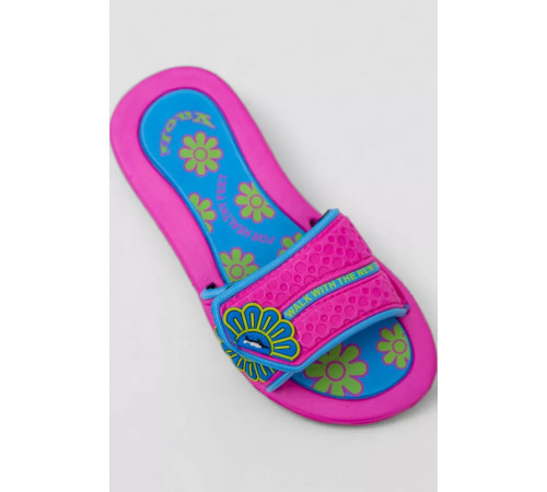 Шлепанцы резиновые детские для девочек, цвет фуксия, 243R617C-59