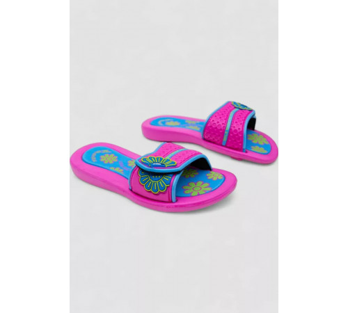 Шлепанцы резиновые детские для девочек, цвет фуксия, 243R617C-59