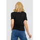Футболка жіноча з принтом, колір чорний, 238R57561