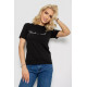 Футболка жіноча з принтом, колір чорний, 238R57561