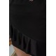 Юбка однотонная, цвет черный, 244R102