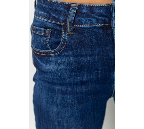 Джинсы женские стрейч, цвет синий, 214R1419.